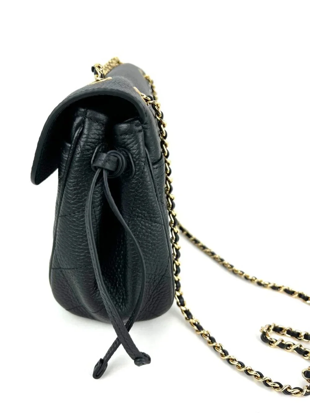 Chanel Urban Essentials Large Flap Bag Black Leather Shoulder Bag RARE